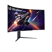 LG Moniteur de jeu incurvé UltraGear<sup>MC</sup> OLED WQHD avec taux de rafraîchissement de 240Hz et temps de réponse de 0,03ms (GàG) de 45 po, 45GR95QE-B