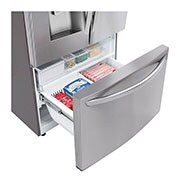 Left Angled Freezer Door Opened View
