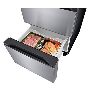Bottom Door Opened with Meat