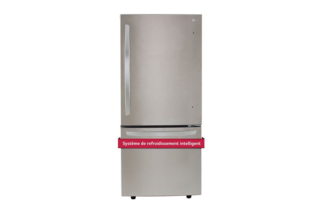 LG Réfrigérateur avec congélateur en bas doté d’un tiroir coulissant de 30 po, 22 pi<sup>3</sup>, LRDNS2200S
