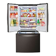 LG Réfrigérateur de 33 po avec porte à deux battants et revêtement résistant aux taches et Smart Cooling<sup>MC</sup> Plus, LRFCS2503D