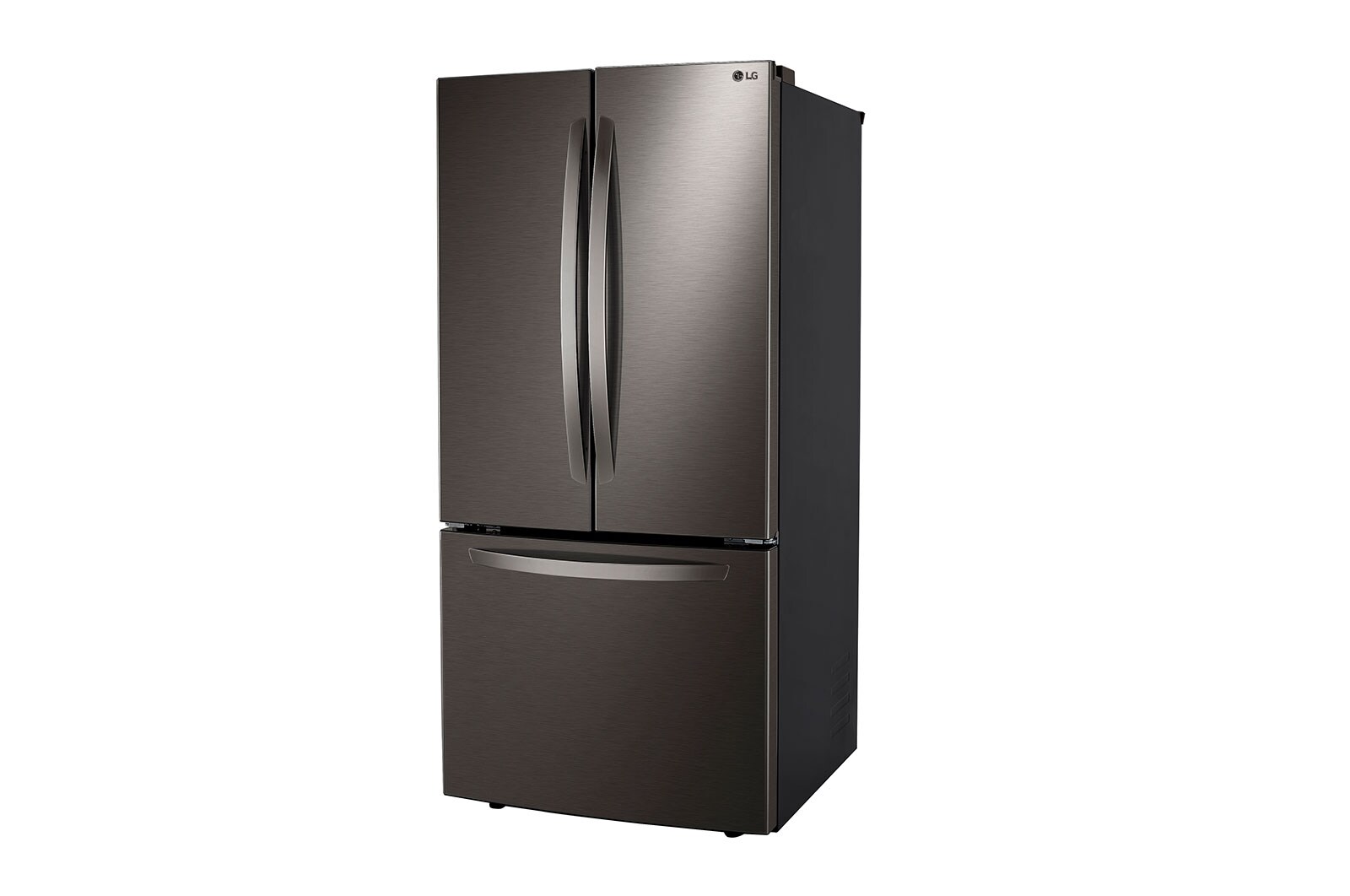 LG Réfrigérateur de 33 po avec porte à deux battants et revêtement résistant aux taches et Smart Cooling<sup>MC</sup> Plus, LRFCS2503D