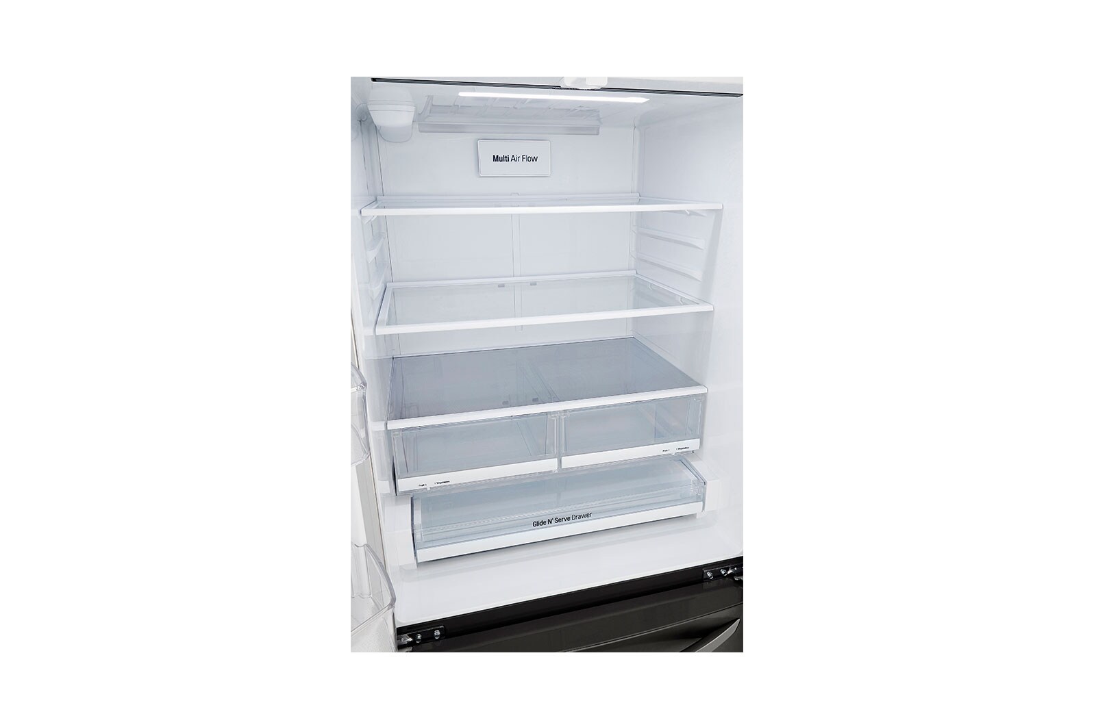 LG Réfrigérateur de 33 po avec porte à deux battants et revêtement résistant aux taches et Smart Cooling<sup>MC</sup> Plus, LRFCS2503D
