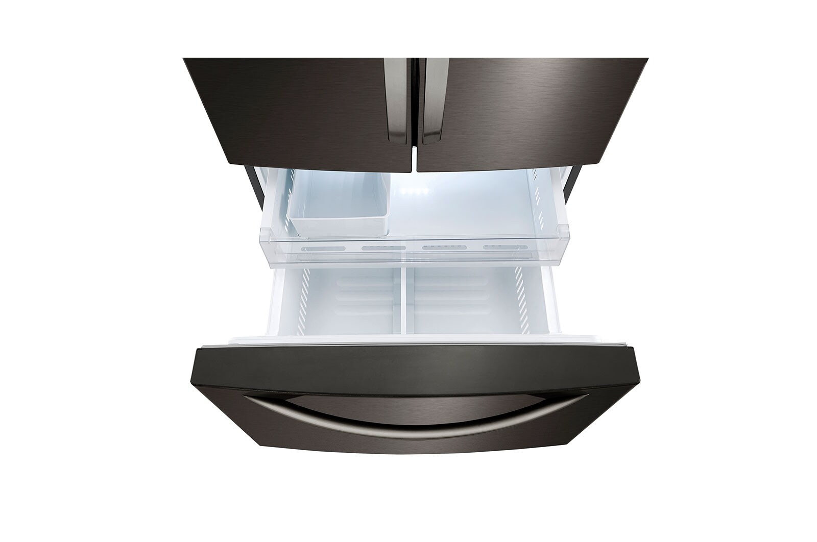 LG Réfrigérateur de 33 po avec porte à deux battants et revêtement résistant aux taches et Smart Cooling<sup>MC</sup> Plus, LRFCS2503D