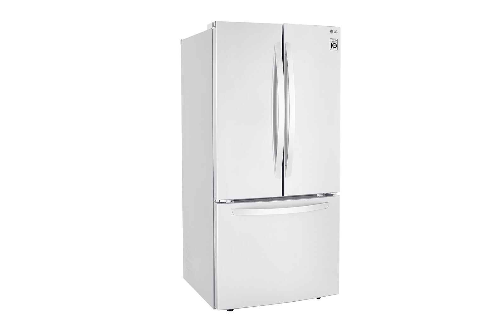 LG Réfrigérateur de 33 po avec porte à deux battants avec Smart Cooling<sup>MC</sup> Plus, LRFCS2503W