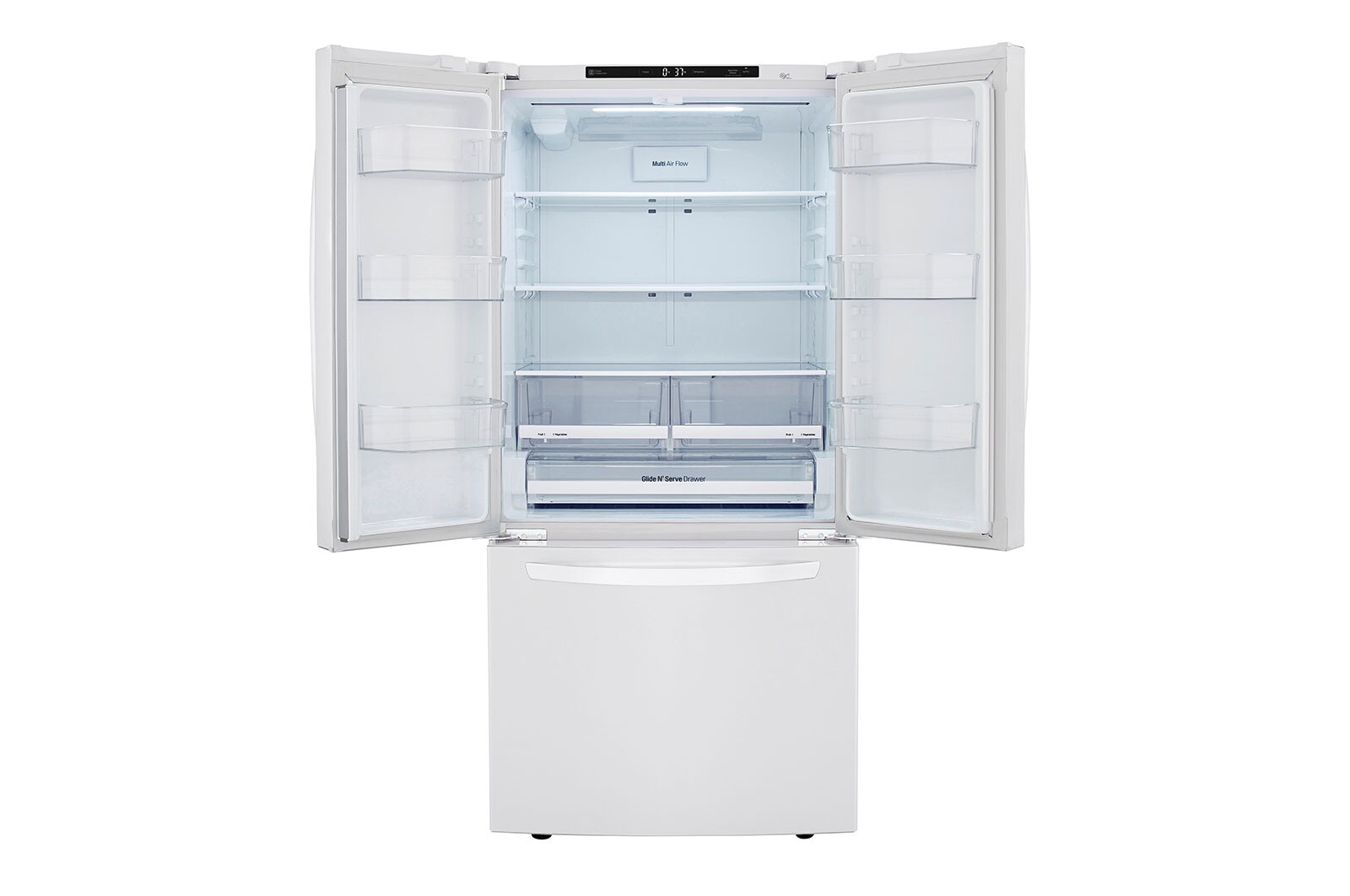 LG Réfrigérateur de 33 po avec porte à deux battants avec Smart Cooling<sup>MC</sup> Plus, LRFCS2503W