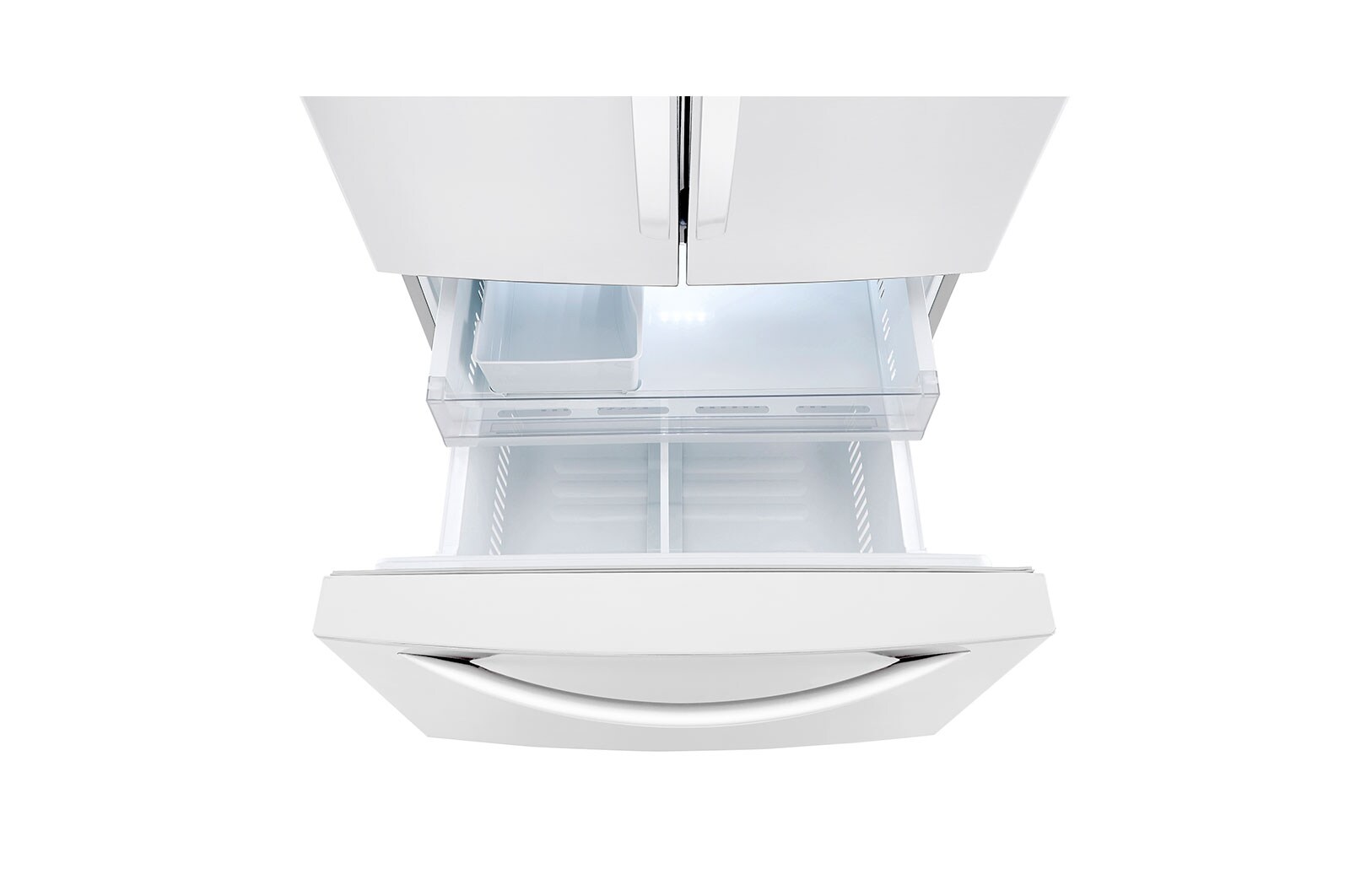 LG Réfrigérateur de 33 po avec porte à deux battants avec Smart Cooling<sup>MC</sup> Plus, LRFCS2503W