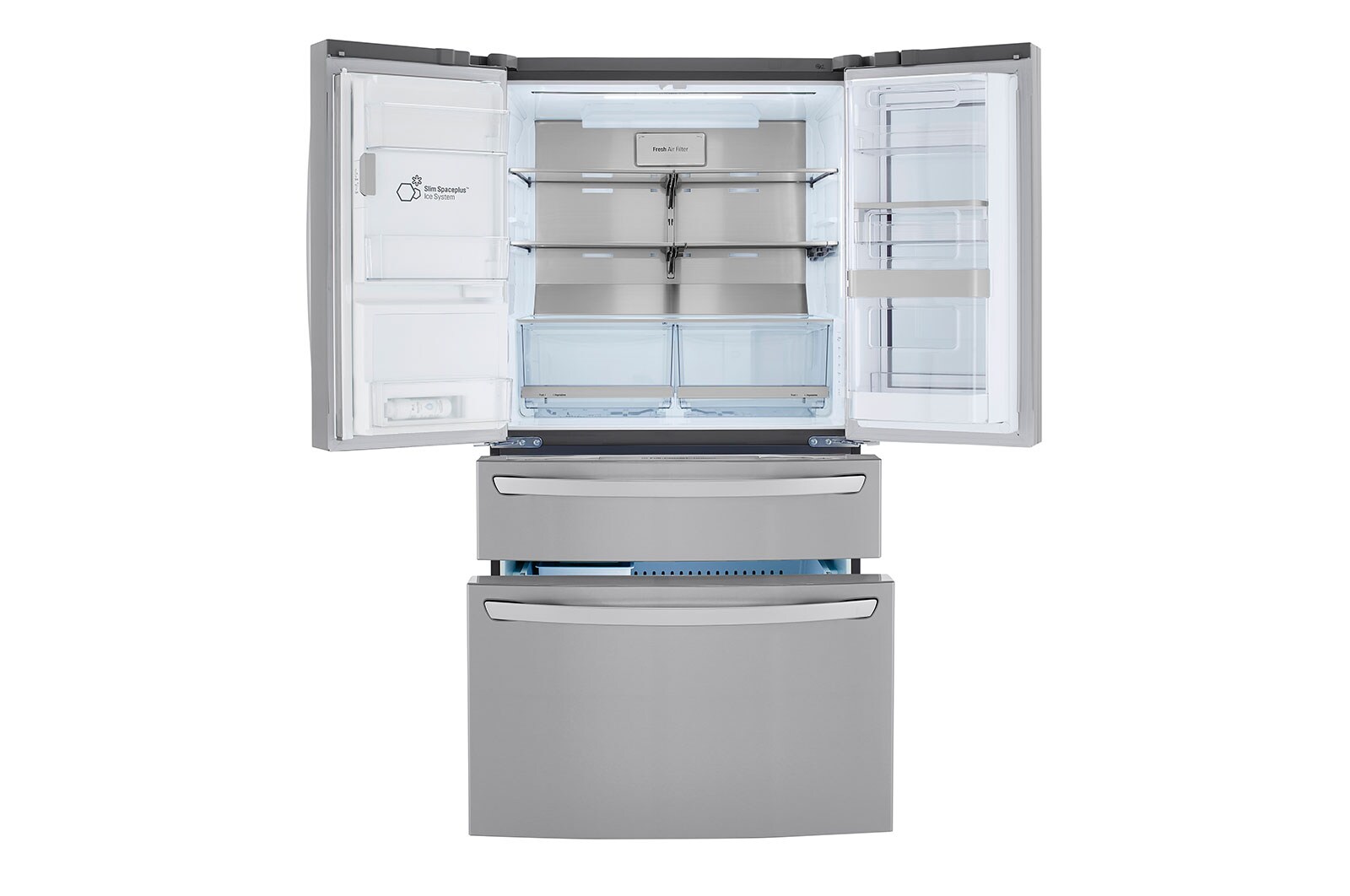 LG Réfrigérateur InstaView ThinQ<sup>MD</sup> de 30 pi³ avec porte dans la porte et machine à glaçons Craft Ice<sup>MC</sup>, LRMVS3006S