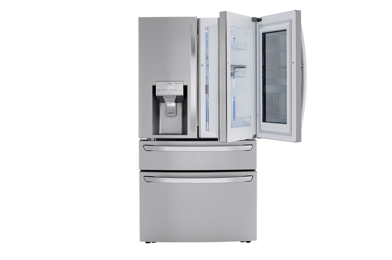 LG Réfrigérateur InstaView ThinQ<sup>MD</sup> de 30 pi³ avec porte dans la porte et machine à glaçons Craft Ice<sup>MC</sup>, LRMVS3006S
