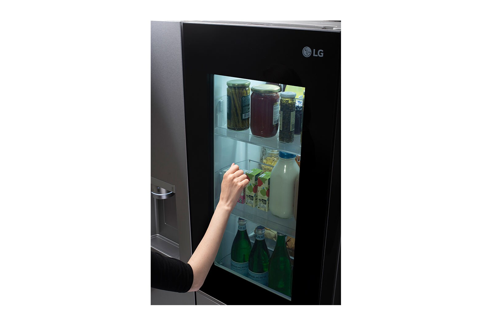 LG Réfrigérateur de 27 pi³ côte-à-côte avec technologie InstaView<sup>MC</sup>, LRSOS2706S
