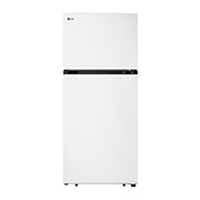 Vue avant de Réfrigérateur de 18 pi³ à congélateur en haut de 28 po, LT18S2100W