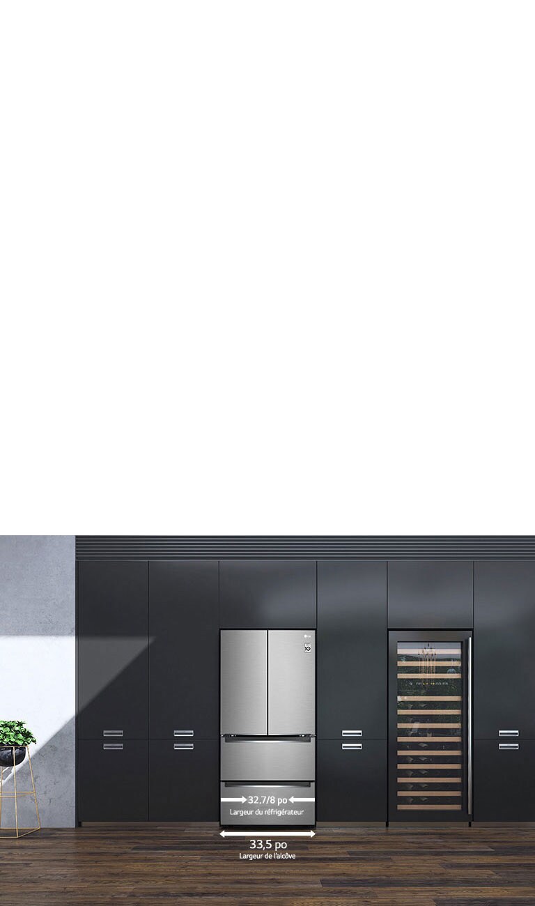 Largeur mince pour un espace restreint