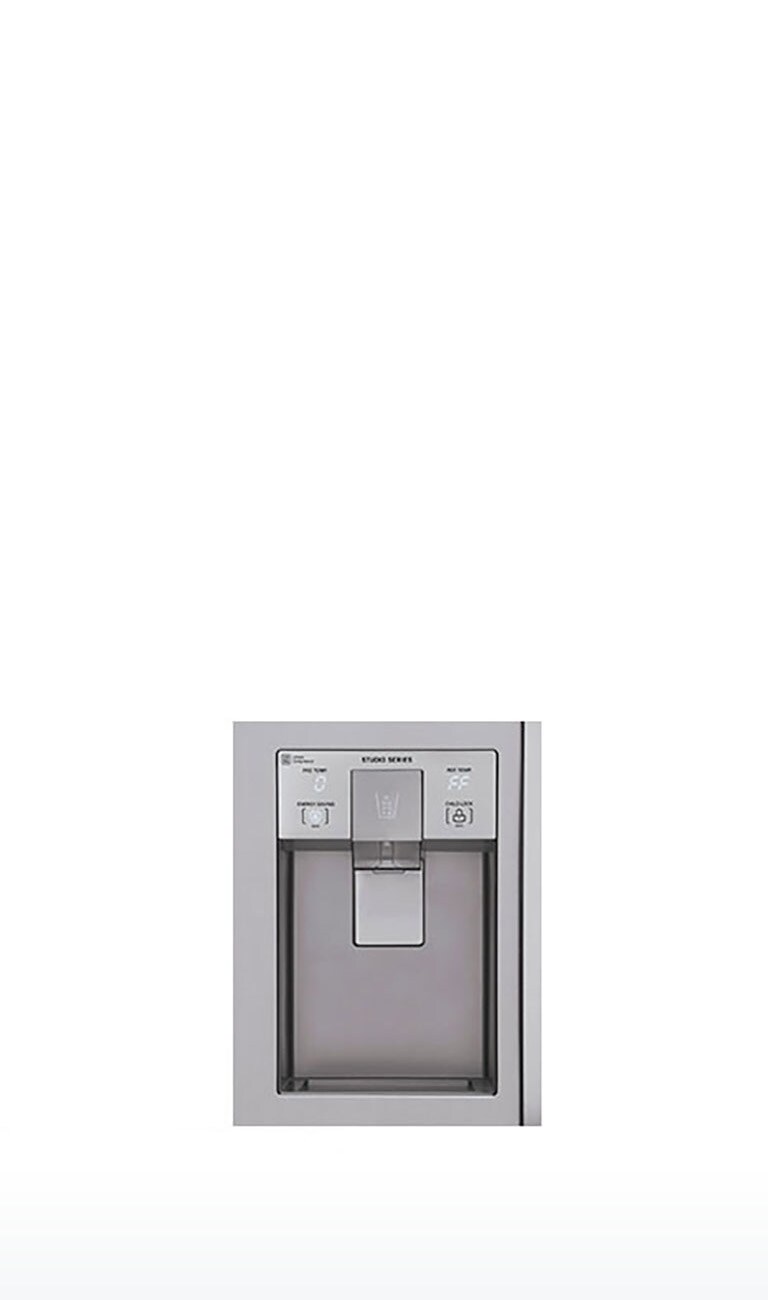 Distributeur d'eau et de glaçons de forme haute