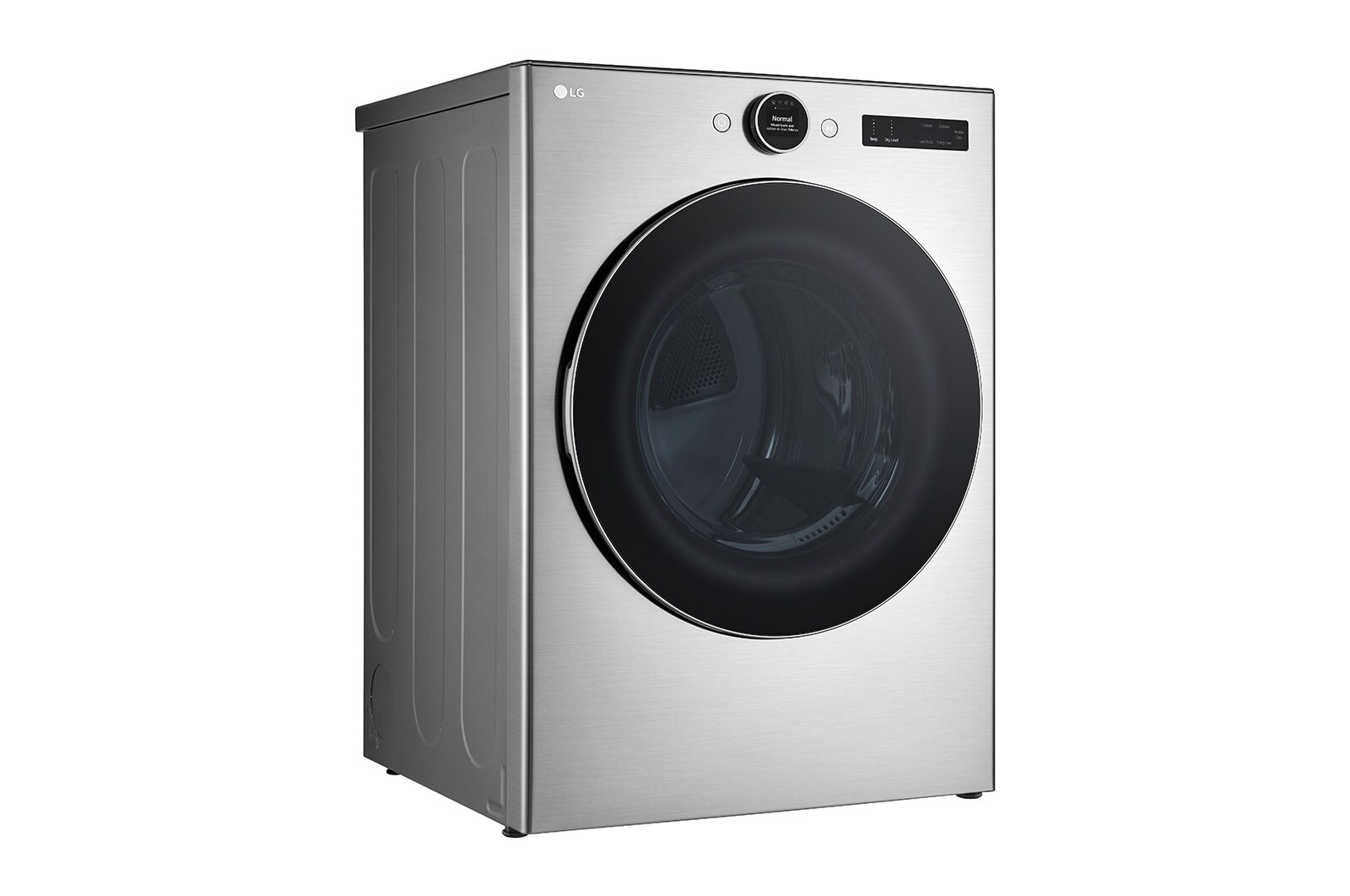 LG Sécheuse électrique à chargement frontal intelligente à super grande capacité de 7,4 pi³ avec séchage par détecteur et technologie à la vapeur, homologuée ENERGY STAR<sup>MD</sup>, DLEX5500V
