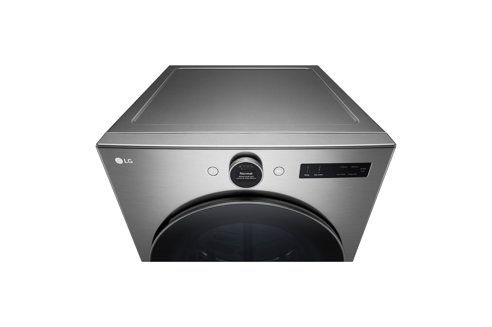 LG Sécheuse au gaz intelligente à chargement frontal à super grande capacité de 7,4 pi³, avec séchage par détecteur et technologie à la vapeur, DLGX5501V