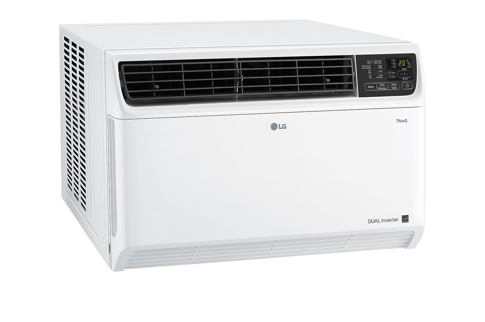 LG Climatiseur de fenêtre intelligent de 14,000 BTU avec Wi-Fi, LW1522IVSM