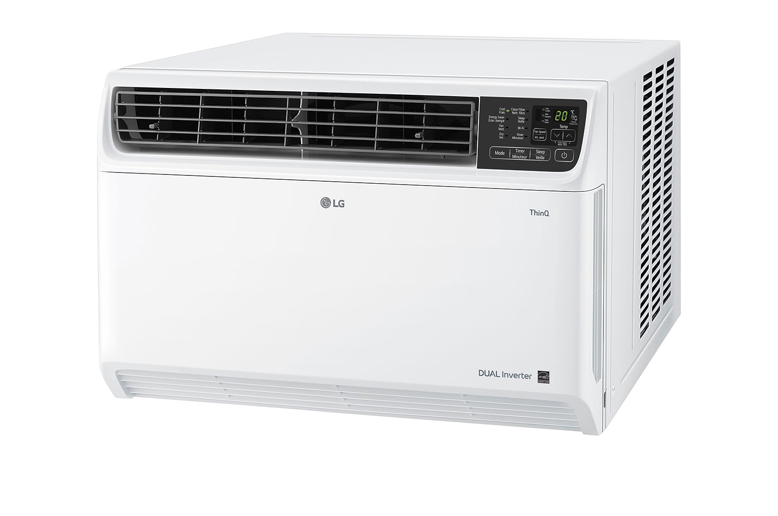 LG Climatiseur de fenêtre intelligent de 14,000 BTU avec Wi-Fi, LW1522IVSM