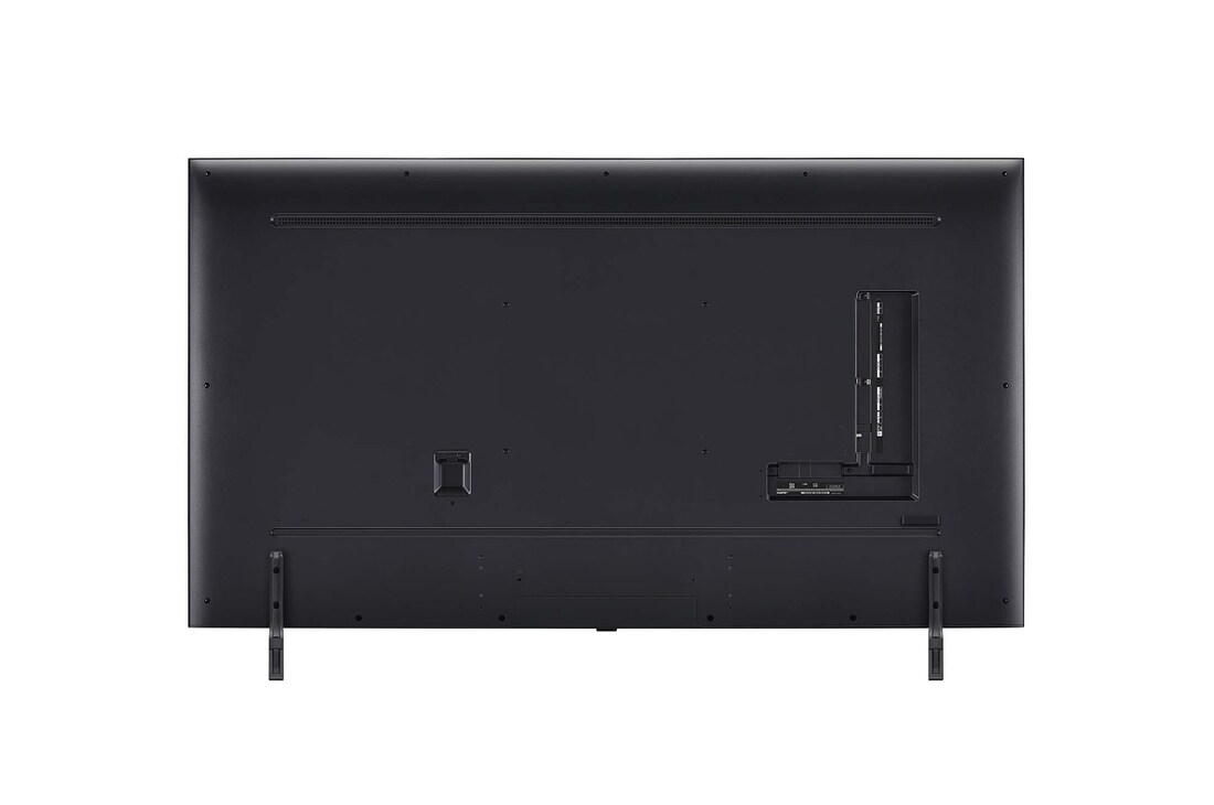 Vue arrière du téléviseur QNED de LG, modèle QNED85