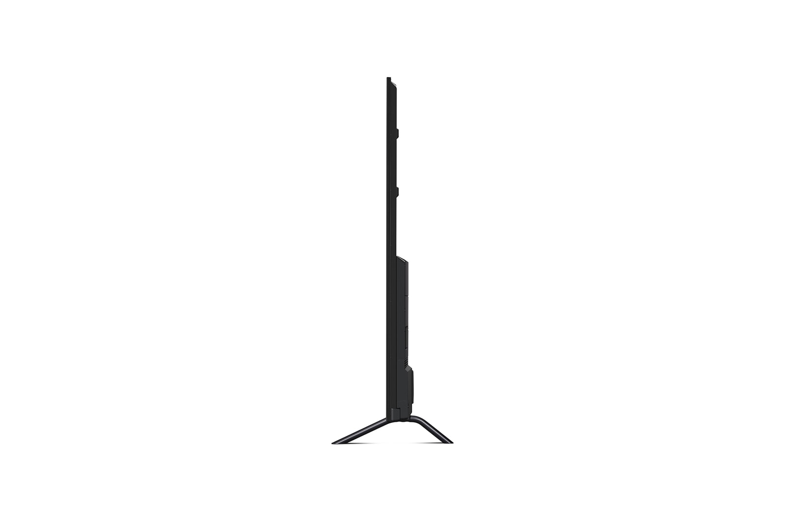 Vue latérale du téléviseur LG UHD, UT80
