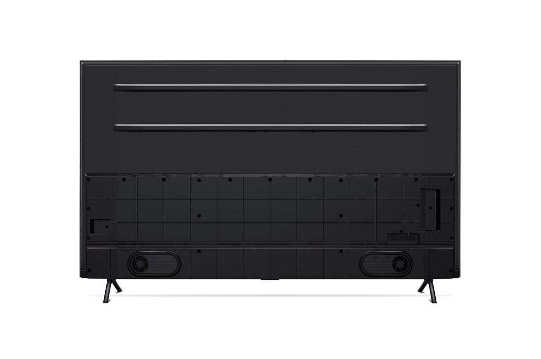 Vue arrière du téléviseur LG UHD, UT80