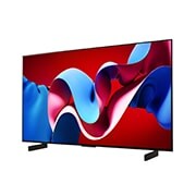 Vue latérale gauche du téléviseur OLED evo de LG, OLED C4