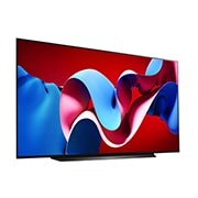 Vue latérale droite du téléviseur OLED evo de LG, OLED C4