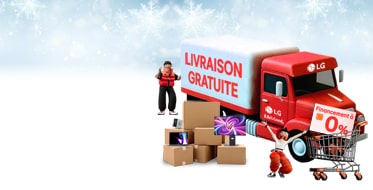 Livraison gratuite et financement 0% sur LG Moniteurs & PC