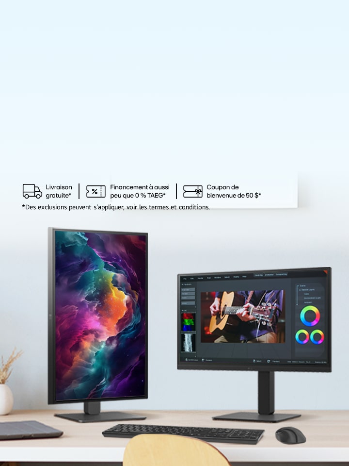 Double vision, double valeur : économisez 10 % sur certains packs de doubles écrans UHD