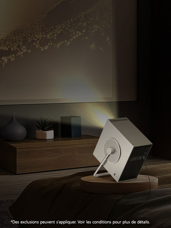 Image affichant le projecteur Cinebeam Q.
