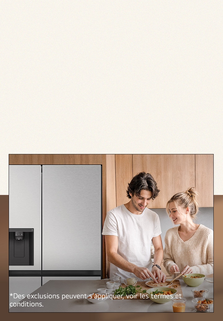 Images présentant des appareils électroménagers LG	