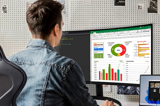 Image utilisant le moniteur LG