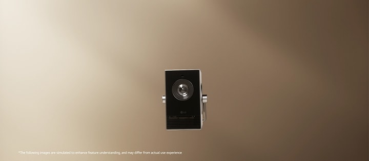Image du projecteur LG CineBeam en cours de démontage et de remontage.