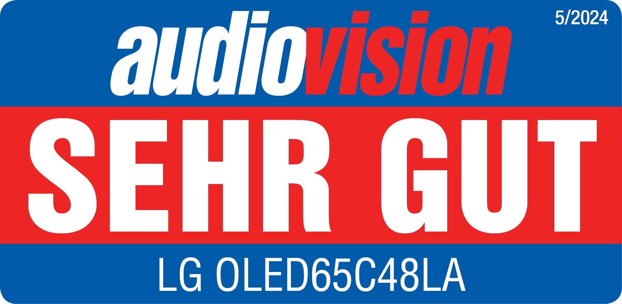 Audiovision Testurteil "Sehr Gut"