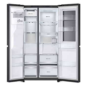 front view full door open without food