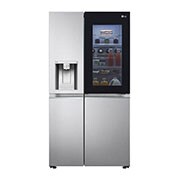 LG Side-by-Side mit InstaView Door-in-Door® | Craft Ice Kugeln | Eis-, Crushed Ice- und Wasserspender | 635 Liter Kapazität | Energieeffizienzklasse E | Festwasseranschluss | Brushed Steel | GSXV90BSDE, GSXV90BSDE