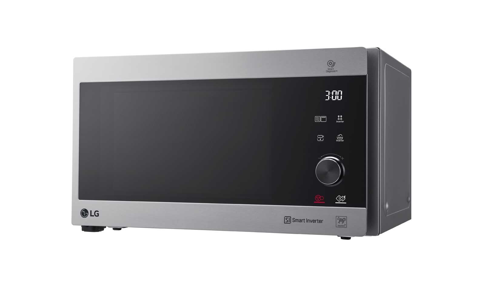 LG Mikrowelle mit Smart Inverter Technologie, Quarz Grill und 25 Liter Kapazität und I-Wave Technologie, MH6565CPS