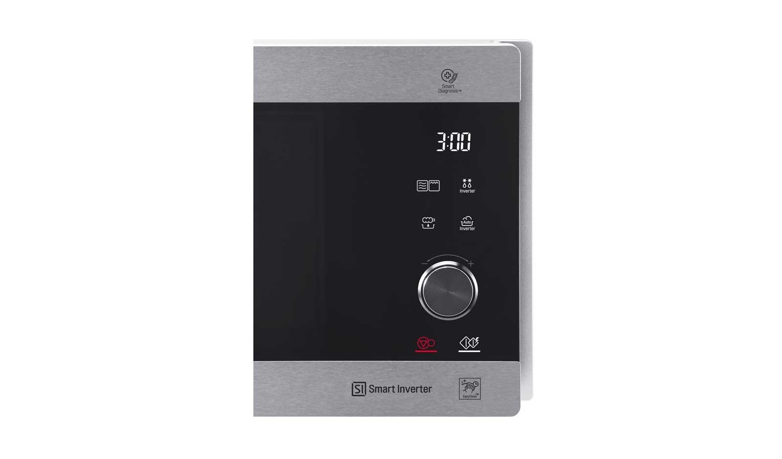 LG Mikrowelle mit Smart Inverter Technologie, Quarz Grill und 25 Liter Kapazität und I-Wave Technologie, MH6565CPS