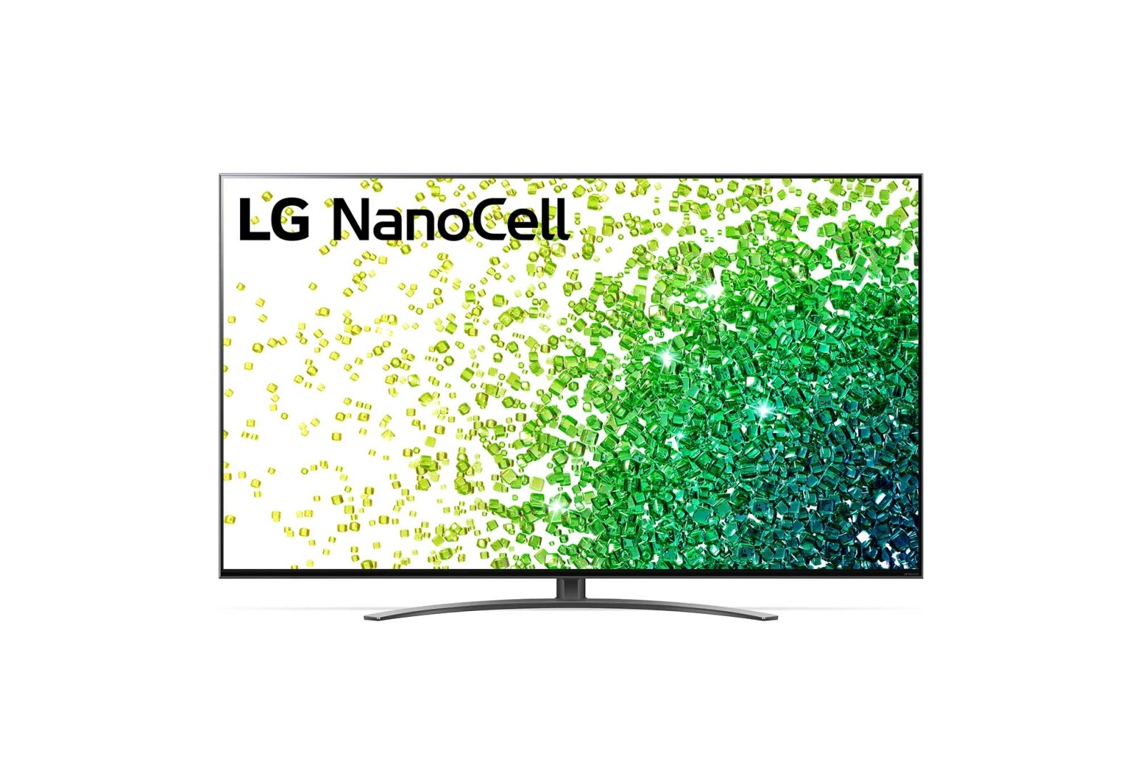 Eine Vorderansicht des LG NanoCell TV
