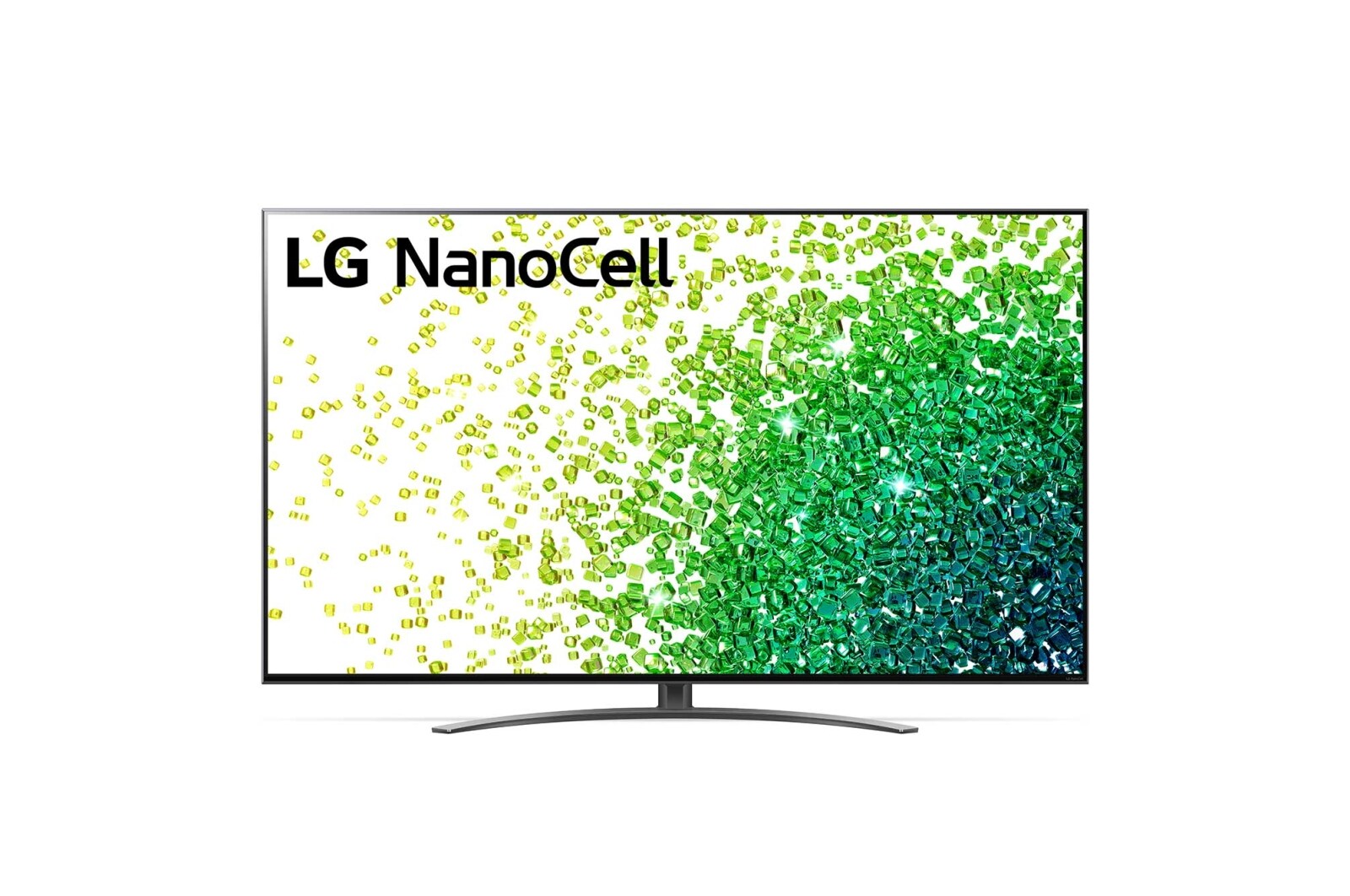 Eine Vorderansicht des LG NanoCell TV