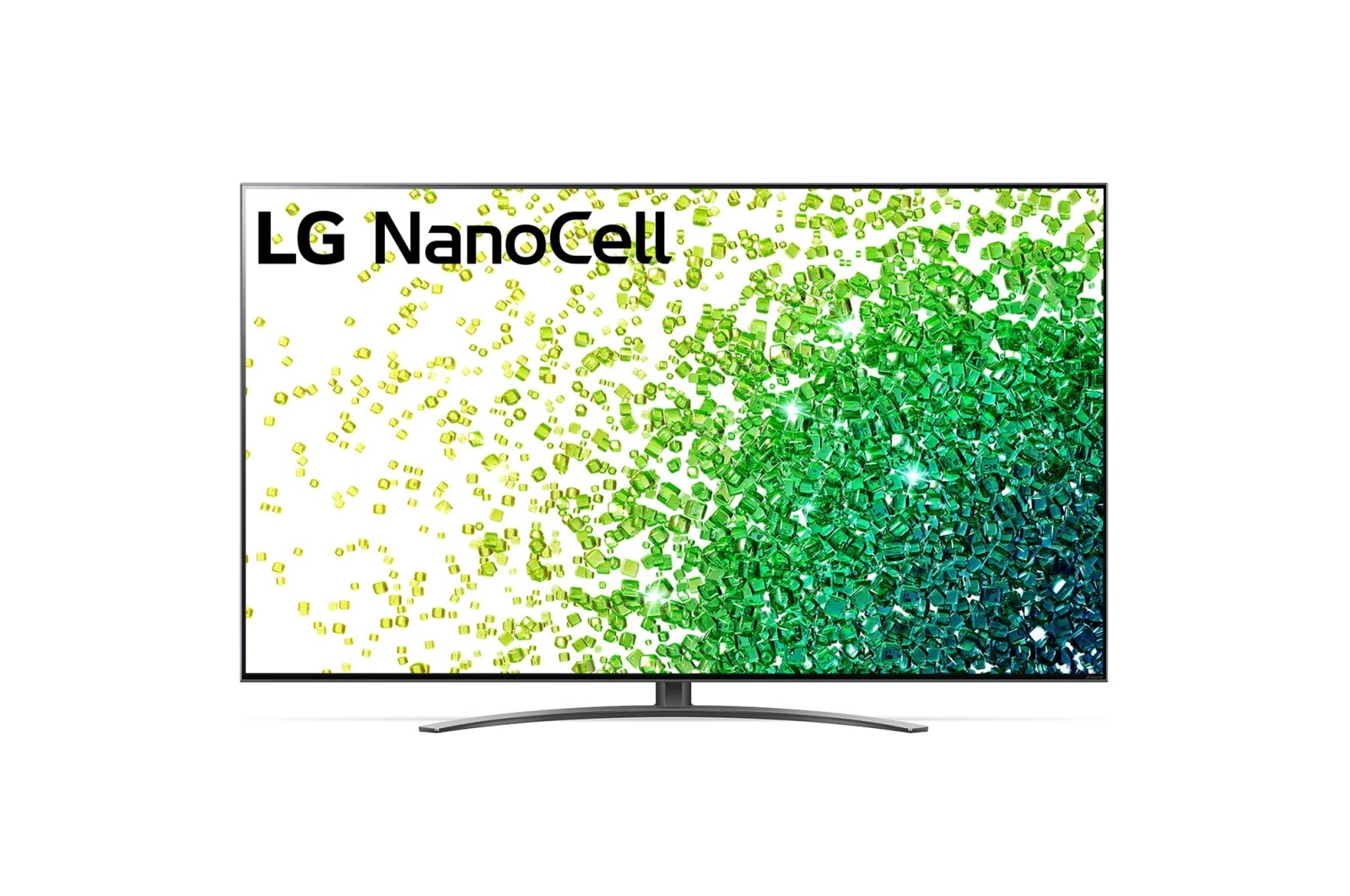 Eine Vorderansicht des LG NanoCell TV