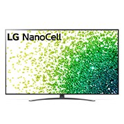 Eine Vorderansicht des LG NanoCell TV