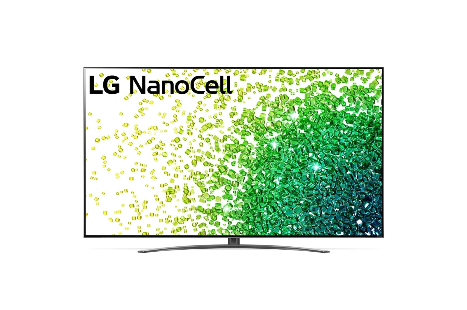 Eine Vorderansicht des LG NanoCell TV