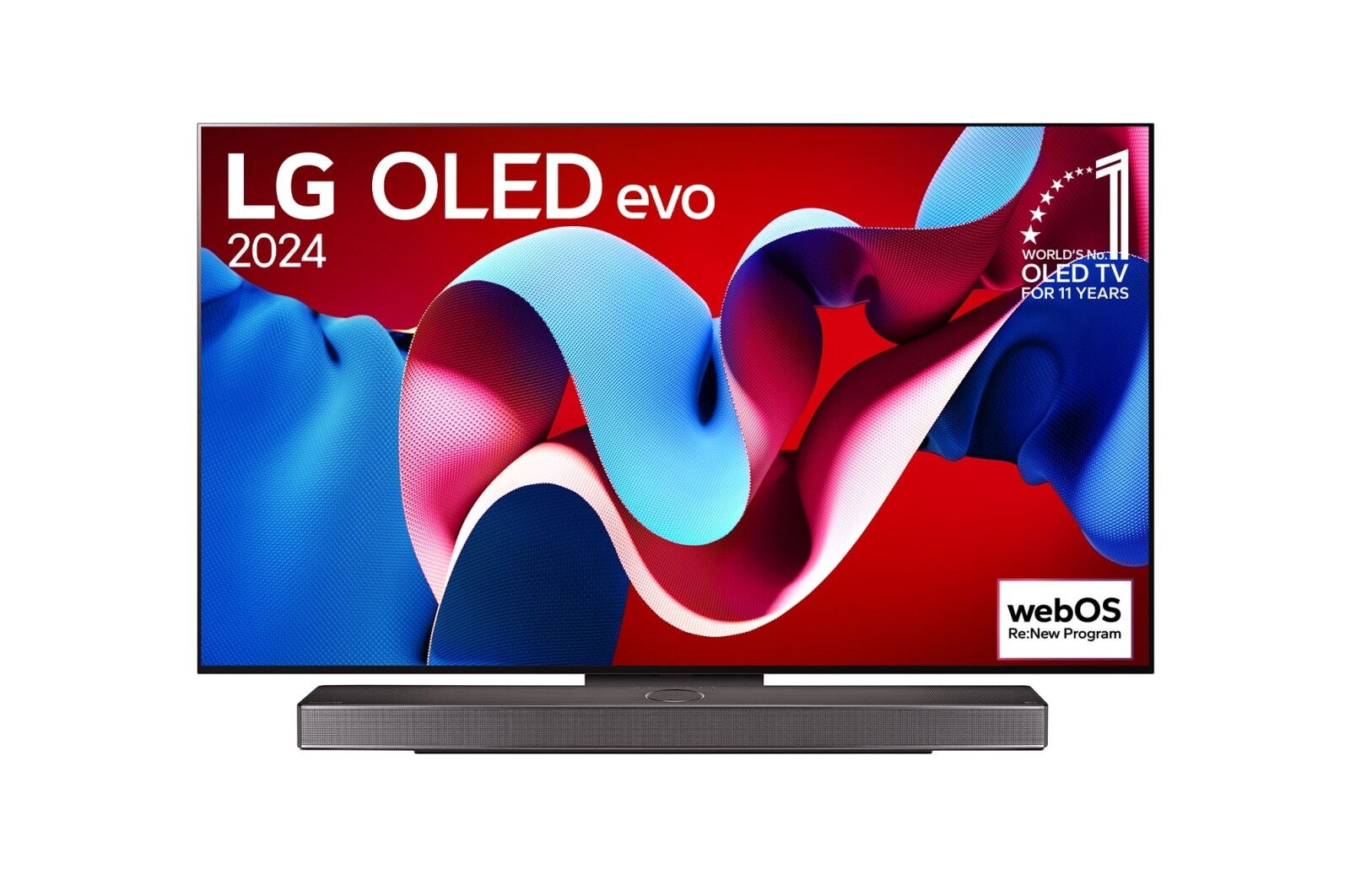 LG 55 Zoll LG OLED evo AI C4 4K Smart TV OLED55C4 , OLED55C48LA