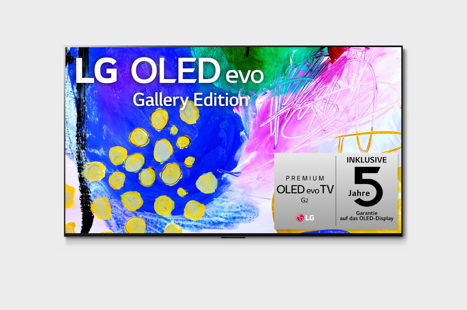 Vorderseite von 83“ LG OLED TV OLED83G29LA