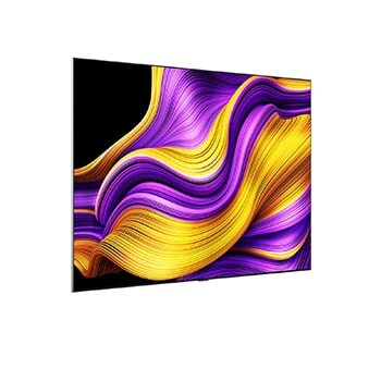 Leicht seitliche Ansicht des LG OLED evo AI G5 4K Smart TV.