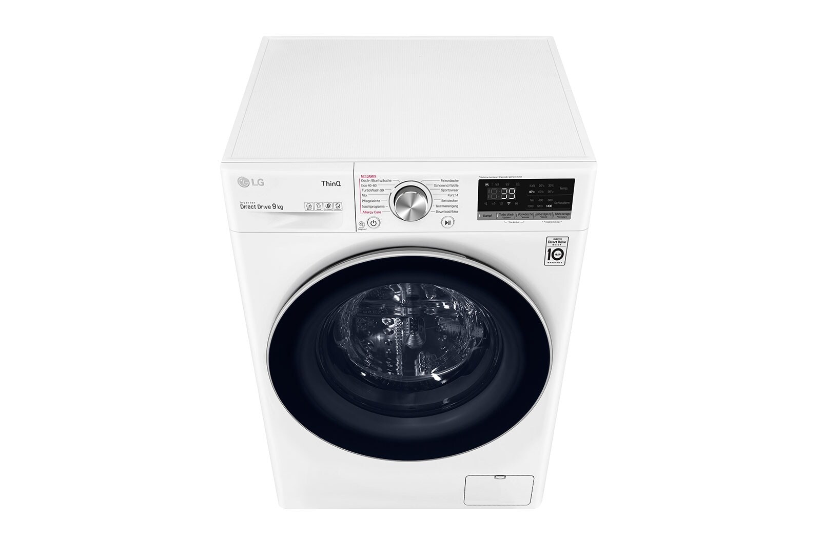 LG Waschmaschine | 9 kg | Energieeffizienzklasse A | AI DD® | Steam | TurboWash® 360°, F4WV709P1E