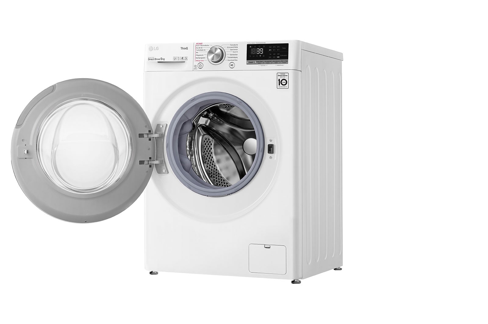 LG Waschmaschine | 9 kg | Energieeffizienzklasse A | AI DD® | Steam | TurboWash® 360°, F4WV709P1E
