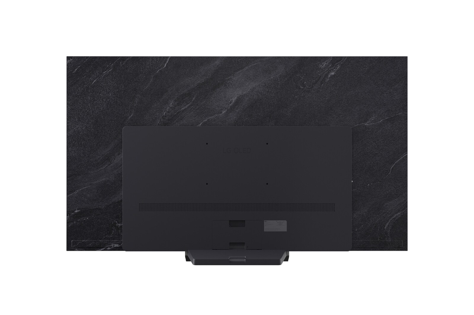 Vue arrière de la Smart TV LG OLED evo AI C5 4K.