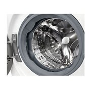 LG Lave-linge d'une capacité de 9 kg | Slim Fit | Efficacité énergétique A | 1200 tr/min. | Blanc avec anneau hublot noir | F2V7SLIM9, F2V7SLIM9