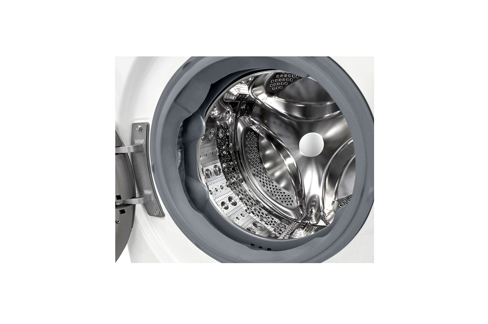 LG Lave-linge d'une capacité de 11 kg | EEK A | 1.400 tr/min. | Blanc avec anneau hublot noir | F4WR701Y, F4WR701Y